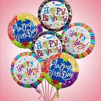 Воздушный шарик Happy Birthday 1 шт