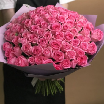 101 pink rose 50 cm